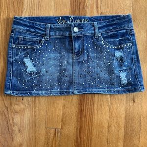 Juniors jean skirt  size 9